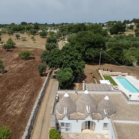 Trullamia, Trullo Storico Con Piscina צ'יסטרנינו